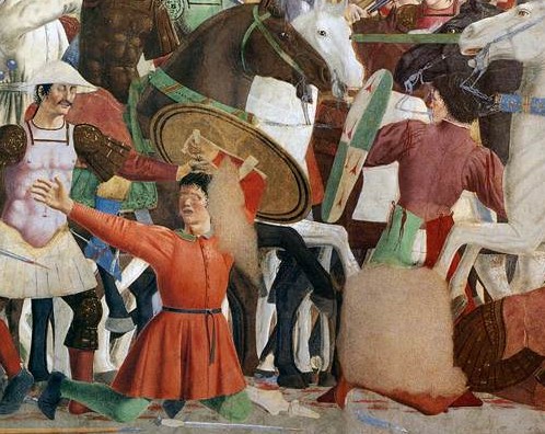 Piero della francesca battle between heraclius and chosroes