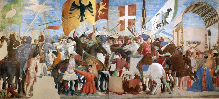 Piero della francesca battle between heraclius and chosroes