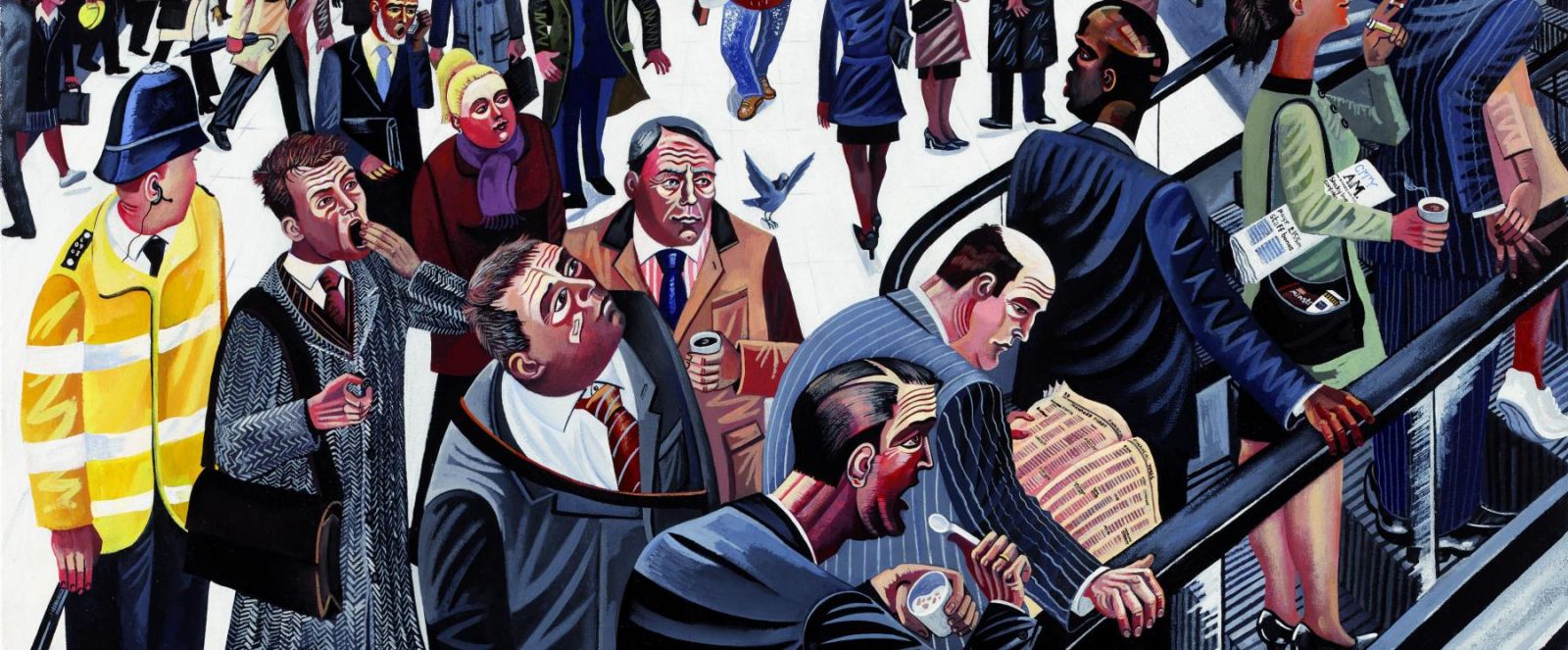 Ed Gray Art Paintings of City Life​
