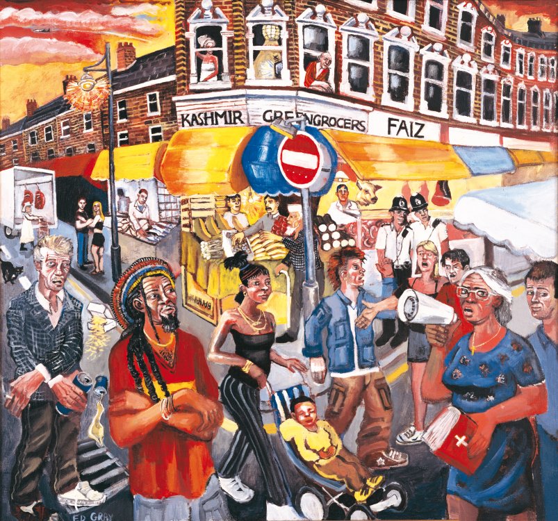 Electric Avenue Brixton Market | Ed Gray Art