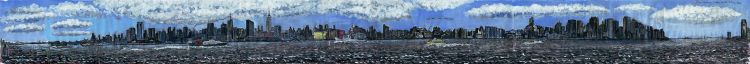 Manhattan cityscape new york city from hoboken